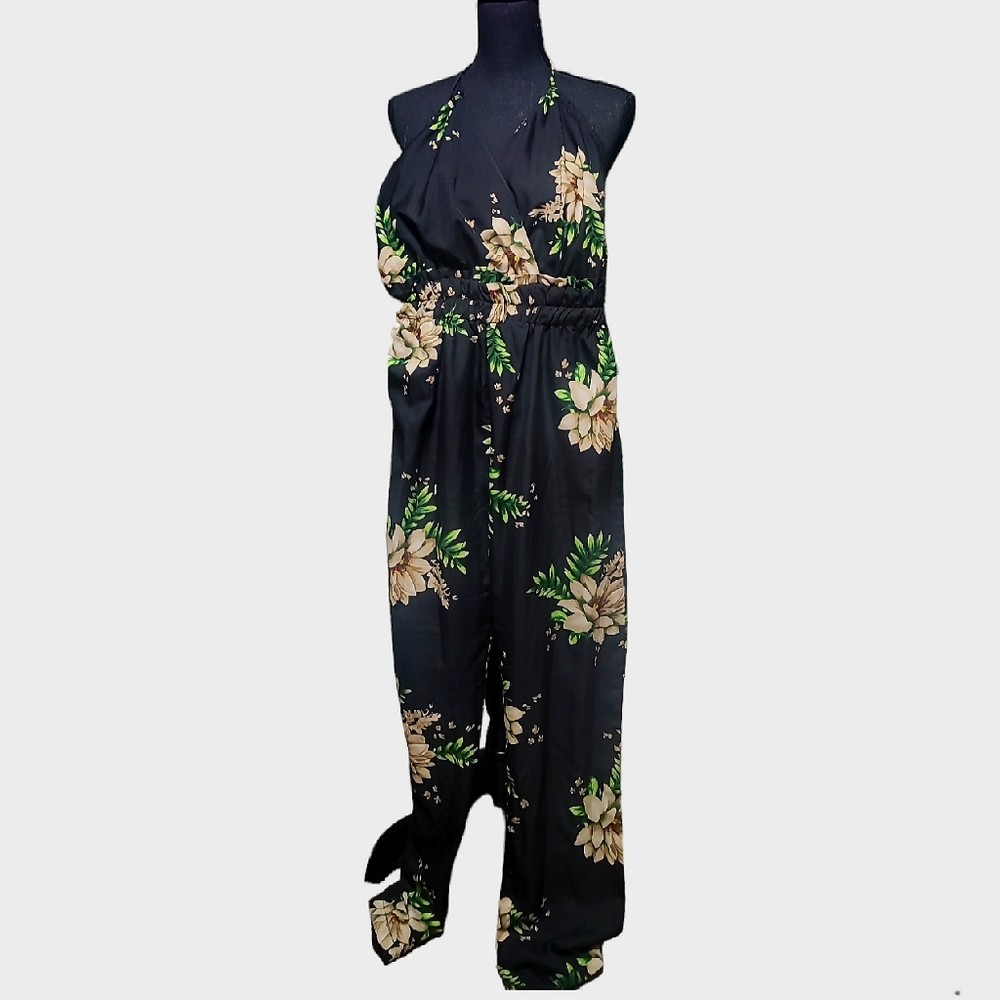 Fashion Nova Backless Jumpsuit